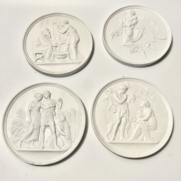 B&G Bing & Grondahi Danish Grecian Wall PlaqueSet Of 4